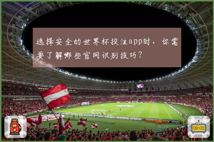 选择安全的世界杯投注app时，你需要了解哪些官网识别技巧？
